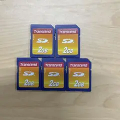 Transcend SDカード 2GB 5枚セット
