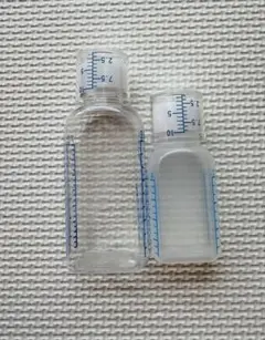 透明ボトル 2本セット くすり飲み用
