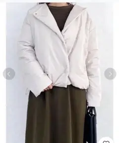 ショートコート ノーカラー ダウン Te chichi TERRASSE