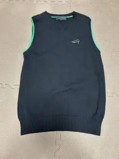 【新品未使用】Tommy ニットベスト 黒　メンズM