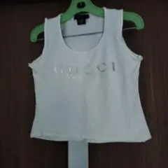 GUCCI ホワイト タンクトップ Made in Italy