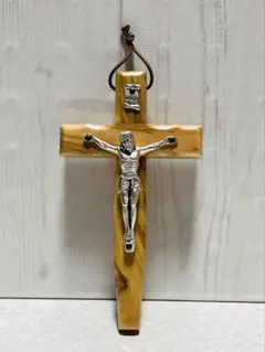 十字架(キリストの磔刑)クロス　●イタリア製●置物●壁掛け●オリーブの樹S_S