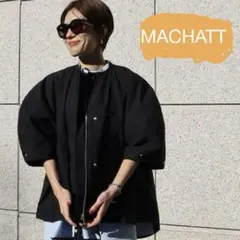 machatt マチャット ギャザーバルーンブルゾン - メルカリ