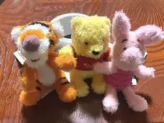 ウィニー・ザ・プー ぬいぐるみセット　キーホルダー