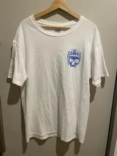 "aLaB" バックプリントTシャツ ホワイト SIZE L【日本未発売】