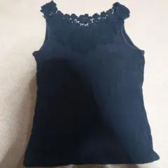 ブラックレースタンクトップ Mサイズ