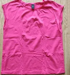 新品EMERY ROSE ピンク ノースリーブ Tシャツ