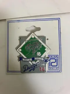 野茂英雄 ドジャース 記念ピンバッジ 16