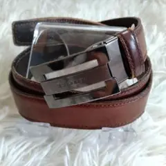 BURBERRY レザー ベルト ブラウン