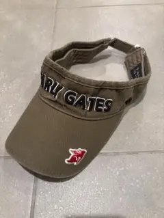 パーリーゲイツ　サンバイザー　カーキ