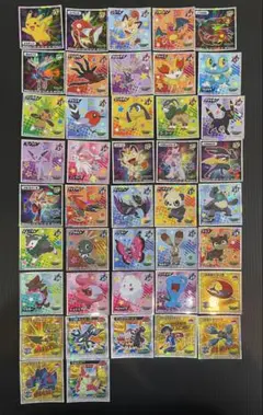 ポケモンウエハースチョコ　シール　アンコール版　まとめ売り　42枚