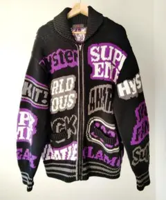 シュプリーム HYSTERIC GLAMOUR Logos Zip Up