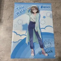 渡辺曜 Aqours クリアファイル サイン入り ラブライブ