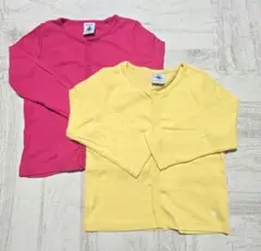 ☆PETIT BATEAU　カーディガン2枚セットとパンツ