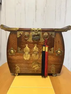 GMHK561○中国美術 バンダジ 李朝家具 アンティーク ボックス 収納箱 木 GMHK561○中国美術 バンダジ 李朝家具 アンティーク ボックス
