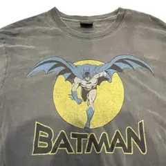 バットマン グレー Tシャツ ルーズフィット Lサイズ