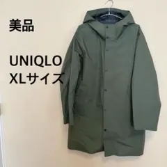 【美品】UNIQLO/メンズ/アウター/カーキ/無地/冬/ジャンパー