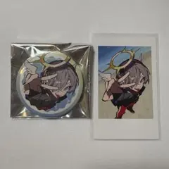 CRフェス2025 缶バッジ　チェキ風カード　だるまいずごっど