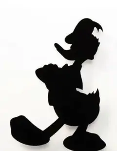 シルエットのウォールライト　ドナルドダック