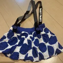 青と白のドット柄バルーンスカート⭐︎パーティパーティ