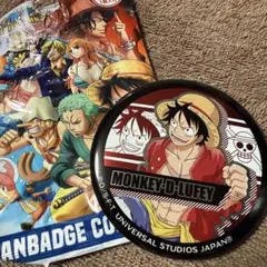 ワンピース ルフィ LUFFY 缶バッジ