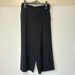 【人気】 ユニクロ ドレープ ワイド クロップドパンツ L 221-178883