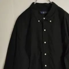 ラルフローレン 長袖シャツ BDシャツ ブラック ポニー メンズ3XL