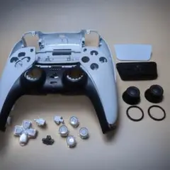 PS5 DualSense 純正 コントローラー 外装 ホワイト 修理 取替用