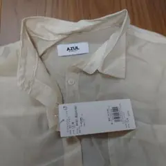 シアーロングシャツ　AZULbyMOUSSY
