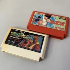 動作未確認 任天堂 ファミリーコンピュータ ファミコン ソフト 2点セット