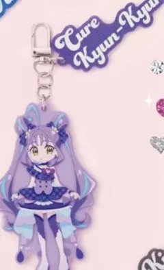 キミとアイドルプリキュア ツインアクリルキーホルダー　キュアキュンキュン　こころ