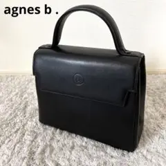 アニエスベー ミニハンドバッグ フォーマル 冠婚葬祭 ブラック
