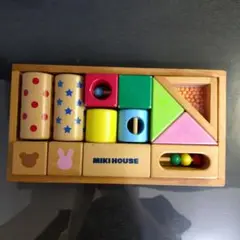 MIKIHOUSE ミキハウス 木製 音の鳴る積み木