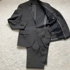 THE SHOP TK ダークグレー ビジネススーツ Mサイズ　背抜き