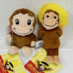 おさるのジョージぽってりマスコット ぽかぽか陽気におでかけ /黄色い帽子