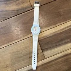 【ジャンク品】ホワイト シリコンバンド クォーツ腕時計