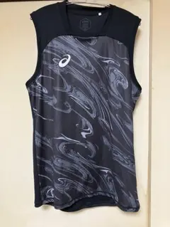asics アシックス ドライプラクティス ノースリーブ 黒 2XL