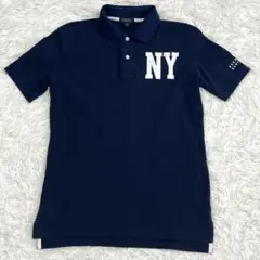 『美品』BARNEYS NEWYORK ポロシャツ ネイビー Sサイズ