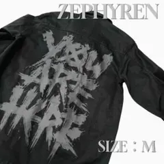 【極美品古着】ZEPHYREN ゼファレン バックプリントジャケット　M