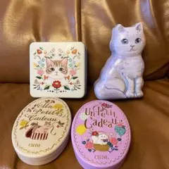 猫　缶　tin 雑貨