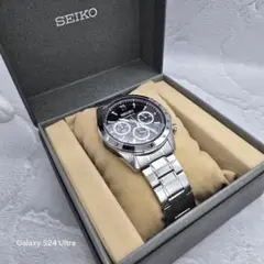 美品 セイコー クロノグラフ 10気圧防水 SBTR013 メンズ腕時計