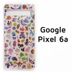 Google Pixel6a ケース クリア おもちゃ クマ 透明