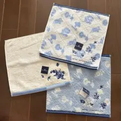 未使用ですが難ありです☆ROYAL COPENHAGEN タオルハンカチ3枚