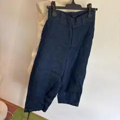 美品　MACPHEE ネイビー ハーフパンツ 36