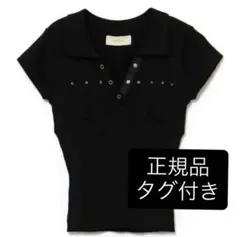 andmary Lindsay logo tops ブラック