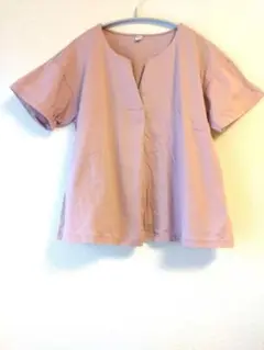UNIQLO☆半袖トップス　くすみピンク　S