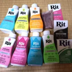 Ritリット染料大量セット新品未開封あり