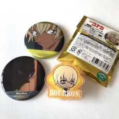 ★安室透・バーボン缶バッジ 場面写ホログラム vel.4 おまけ付き