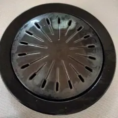 黒い円形バーベキュー用