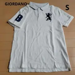 GIORDANO　ナンバリング　ポロシャツ　S